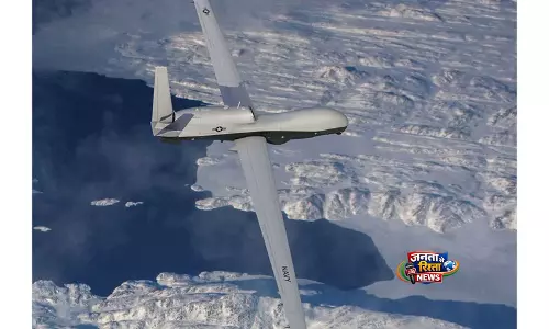 अमेरिका ने MQ-4C Triton ड्रोन के नष्ट होने की पुष्टि की अमेरिका ने MQ-4C Triton ड्रोन के नष्ट होने की पुष्टि की