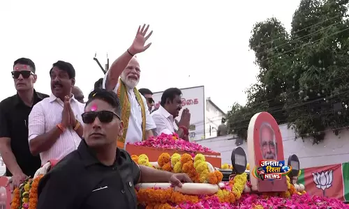 तमिलनाडु चुनाव: PM मोदी ने कन्याकुमारी में रोड शो किया, BR अंबेडकर को दी श्रद्धांजलि