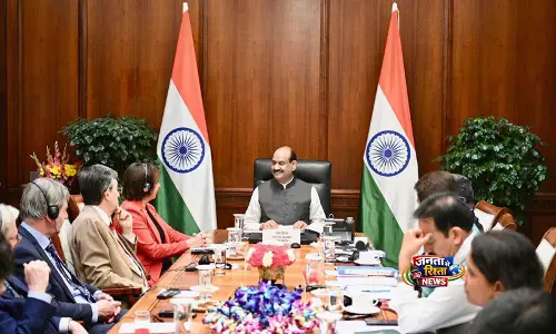 Om Birla ने फ्रांसीसी प्रतिनिधिमंडल की मेज़बानी की