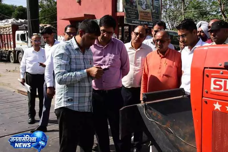 Karnal DC का आदेश: अधिकारी रोज़ाना अनाज मंडियों का दौरा करें Karnal DC का आदेश: अधिकारी रोज़ाना अनाज मंडियों का दौरा करें