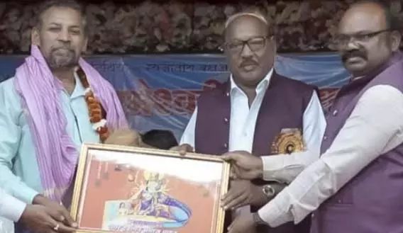 अंकुश देवांगन का पाटन देवांगन समाज में सम्मान अंकुश देवांगन का पाटन देवांगन समाज में सम्मान