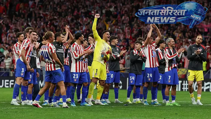 Atletico ने बार्सिलोना को एग्रीगेट में हराकर चैंपियंस लीग सेमीफाइनल में जगह पक्की की Atletico ने बार्सिलोना को एग्रीगेट में हराकर चैंपियंस लीग सेमीफाइनल में जगह पक्की की