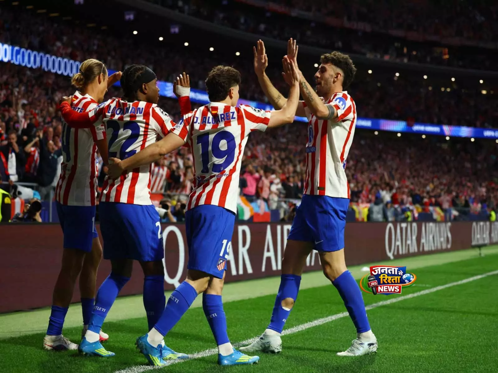 UEFA चैंपियंस लीग: बार्सिलोना से 1-2 से हारने के बावजूद एटलेटिको मैड्रिड सेमीफाइनल में पहुंचा UEFA चैंपियंस लीग: बार्सिलोना से 1-2 से हारने के बावजूद एटलेटिको मैड्रिड सेमीफाइनल में पहुंचा