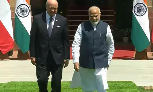 PM Modi ने ऑस्ट्रियाई चांसलर क्रिश्चियन स्टॉकर से मुलाकात की