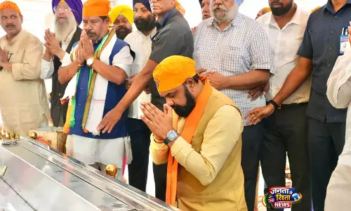 बिहार: CM सम्राट चौधरी ने तख्त श्री पटना साहिब में मत्था टेका