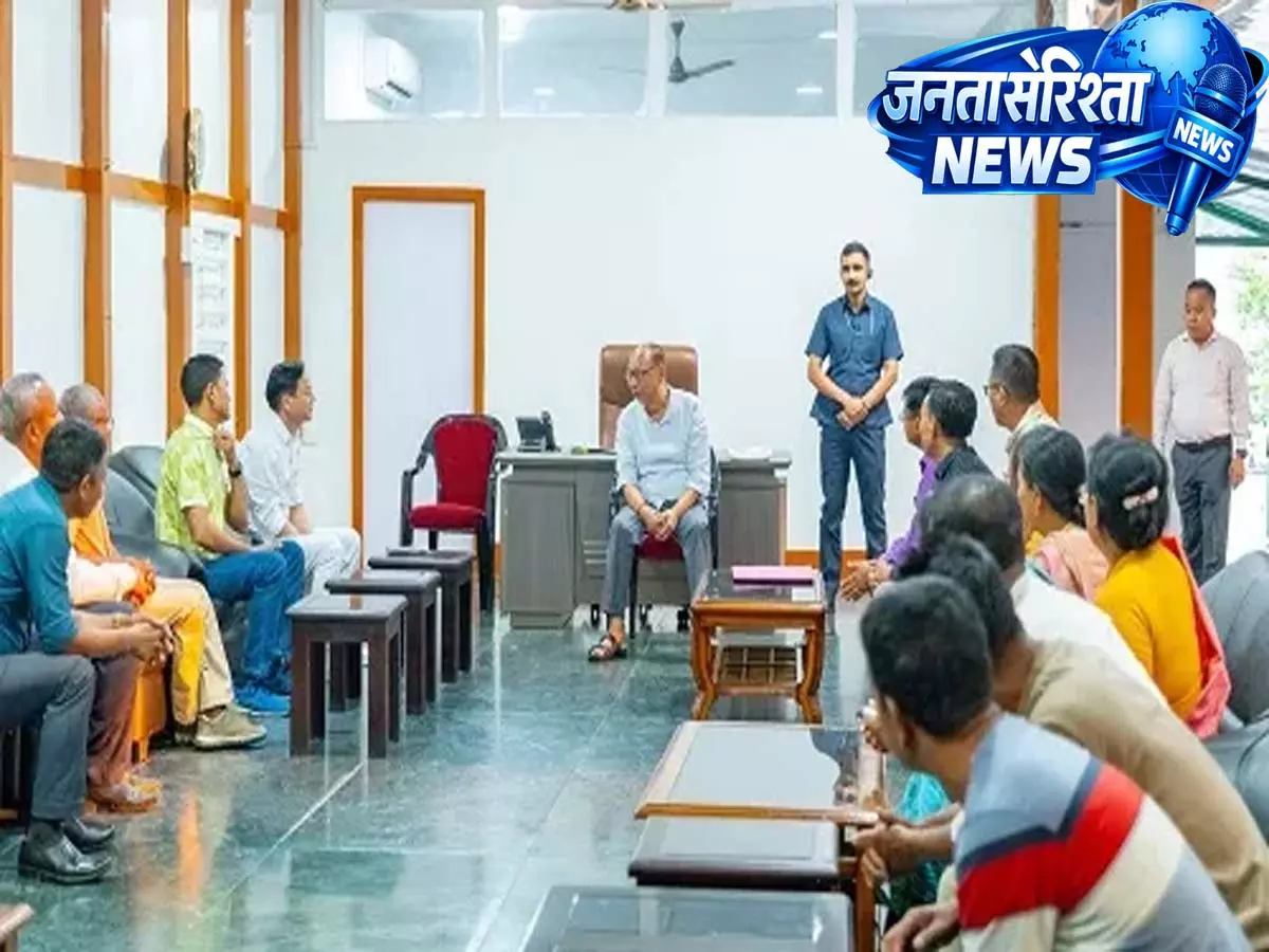 Manipur: सीएम ने इंफाल ईस्ट के बाहरी गांवों के प्रतिनिधिमंडल से की मुलाकात, UNLF कैंप बनाए रखने की मांग Manipur: सीएम ने इंफाल ईस्ट के बाहरी गांवों के प्रतिनिधिमंडल से की मुलाकात, UNLF कैंप बनाए रखने की मांग