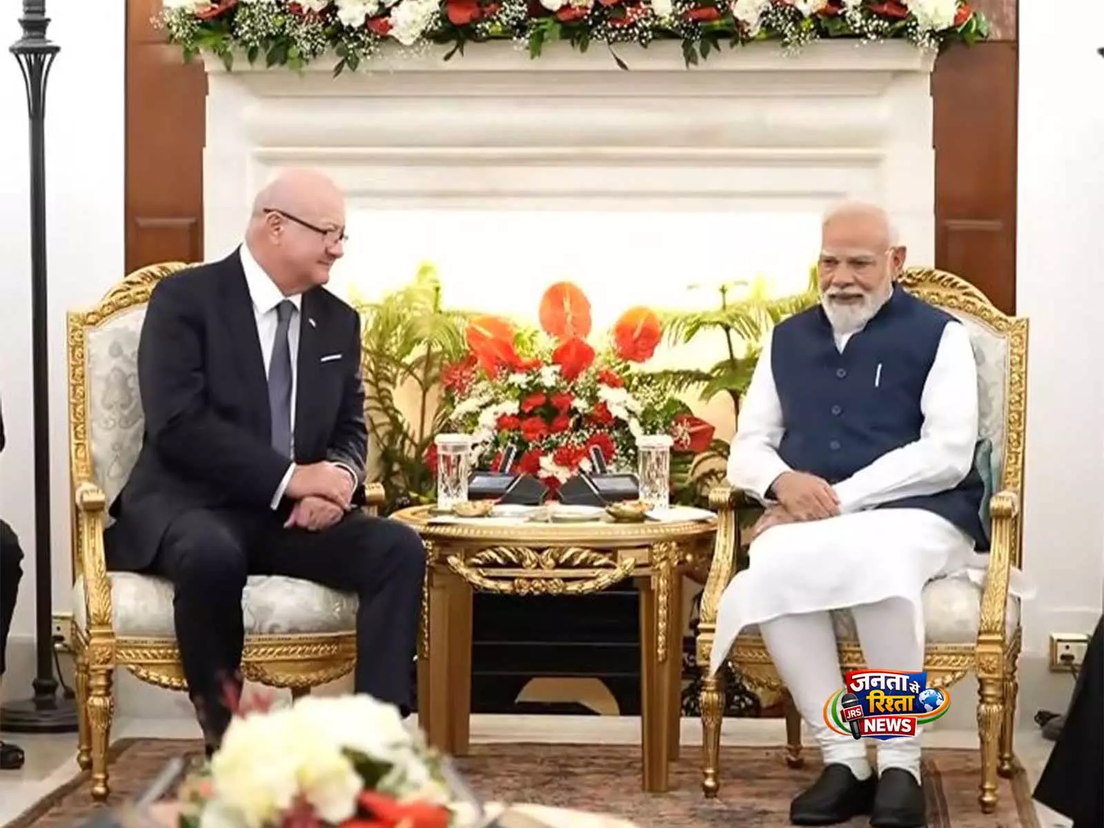 PM मोदी ने हैदराबाद हाउस में ऑस्ट्रिया के संघीय चांसलर स्टॉकर के साथ द्विपक्षीय वार्ता की PM मोदी ने हैदराबाद हाउस में ऑस्ट्रिया के संघीय चांसलर स्टॉकर के साथ द्विपक्षीय वार्ता की