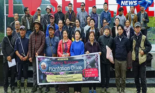 ZIRO: चेरी ब्लॉसम प्लांटेशन ड्राइव आयोजित