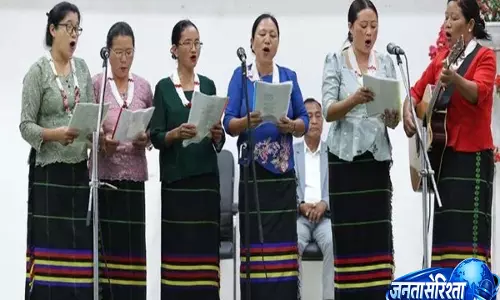 Nagaland : DCN ने नागालैंड साइन लैंग्वेज को मान्यता देने की मांग Nagaland : DCN ने नागालैंड साइन लैंग्वेज को मान्यता देने की मांग