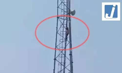 200 फीट ऊंचे टावर पर चढ़ी नाबालिग लड़की...प्रेमी से शादी की जिद पर अड़ी 200 फीट ऊंचे टावर पर चढ़ी नाबालिग लड़की...प्रेमी से शादी की जिद पर अड़ी