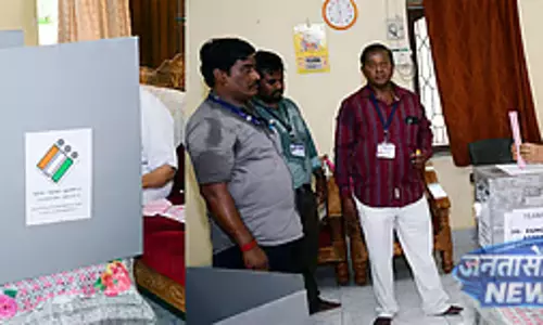Tamil Nadu : 1.41 लाख बुज़ुर्गों और दिव्यांगों ने डाक से वोट दिया Tamil Nadu : 1.41 लाख बुज़ुर्गों और दिव्यांगों ने डाक से वोट दिया