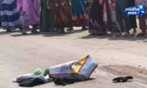 रायगढ़ में कोयला वाहन ने रौंदा, आंगनबाड़ी कार्यकर्ता की मौत रायगढ़ में कोयला वाहन ने रौंदा, आंगनबाड़ी कार्यकर्ता की मौत