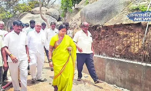 Karnataka : विधायक ने काम का निरीक्षण किया Karnataka : विधायक ने काम का निरीक्षण किया
