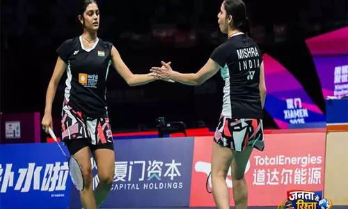 ऊबर कप फ़ाइनल्स 2026 के लिए भारतीय टीम में गायत्री-Jolly की जगह श्रुति-प्रिया की जोड़ी शामिल ऊबर कप फ़ाइनल्स 2026 के लिए भारतीय टीम में गायत्री-Jolly की जगह श्रुति-प्रिया की जोड़ी शामिल
