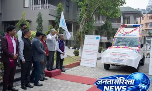 मिजोरम: राज्यपाल ने इंफ्रास्ट्रक्चर पर जोर दिया, दूरदराज गांव के लिए एम्बुलेंस को हरी झंडी दिखाई
