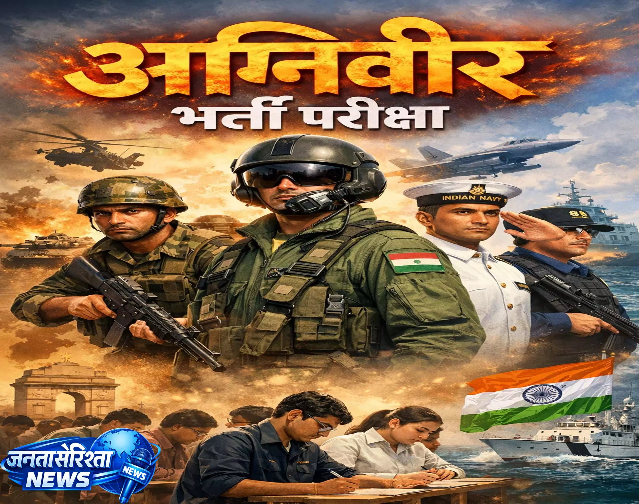 अग्निवीर भर्ती परीक्षा की तैयारी के लिए निःशुल्क कोचिंग अग्निवीर भर्ती परीक्षा की तैयारी के लिए निःशुल्क कोचिंग
