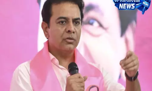 महिला आरक्षण बिल की नाकामी के लिए बीजेपी ज़िम्मेदार: KTR महिला आरक्षण बिल की नाकामी के लिए बीजेपी ज़िम्मेदार: KTR