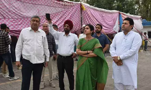 Kaithal के डीसी ने साइलो का निरीक्षण किया, गेहूं खरीद में तेजी का आदेश