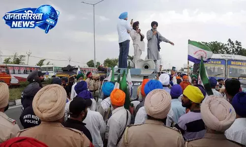 अटारी में किसानों का विरोध, CM Mann की रैली का रास्ता रोका