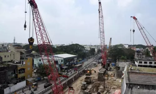 लेबर की कमी से Chennai मेट्रो फेज II का काम धीमा लेबर की कमी से Chennai मेट्रो फेज II का काम धीमा