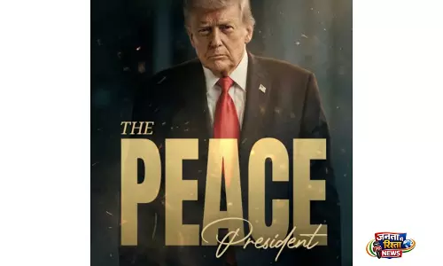 Trump ने “शांति का राष्ट्रपति” वाला पोस्ट साझा किया Trump ने “शांति का राष्ट्रपति” वाला पोस्ट साझा किया