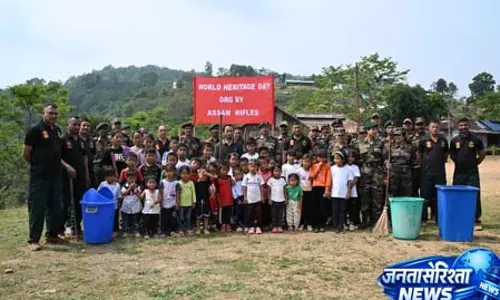 असम राइफल्स ने ग्रामीणों के साथ मनाया विश्व धरोहर दिवस, विरासत संरक्षण पर जोर