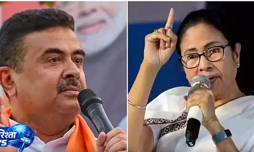Shuvendu ने ममता पर नंदीग्राम में हिम्मत की कमी का आरोप लगाया Shuvendu ने ममता पर नंदीग्राम में हिम्मत की कमी का आरोप लगाया