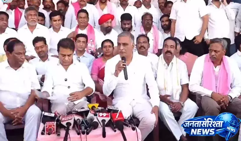 तेलंगाना के स्वाभिमान को नुकसान पहुंचाने वाले बीजेपी सांसद को माफी मांगनी चाहिए: Harish Rao तेलंगाना के स्वाभिमान को नुकसान पहुंचाने वाले बीजेपी सांसद को माफी मांगनी चाहिए: Harish Rao