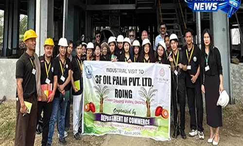 Pasighat: APU के छात्रों को पाम ऑयल इंडस्ट्रियल ऑपरेशन्स का अनुभव मिला