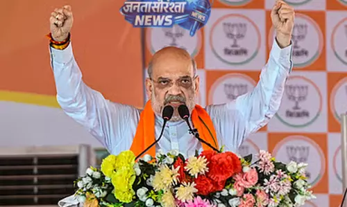 अमित शाह आज शिवगिरी में BJP उम्मीदवार के समर्थन में रोड रैली करेंगे
