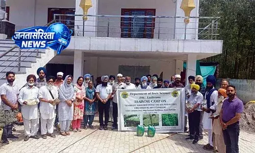 Ludhiana: 40 फल उत्पादकों को इको-फ्रेंडली पेस्ट मैनेजमेंट की ट्रेनिंग Ludhiana: 40 फल उत्पादकों को इको-फ्रेंडली पेस्ट मैनेजमेंट की ट्रेनिंग
