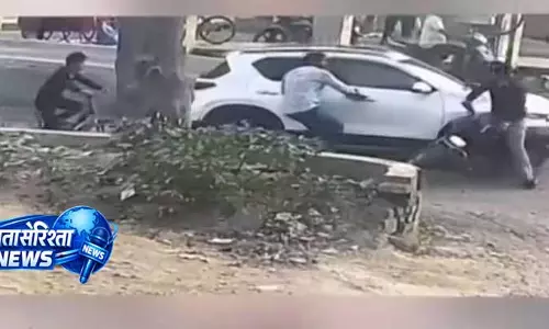 Ludhiana में कारजैकिंग असफल, अपराधी भाग निकला