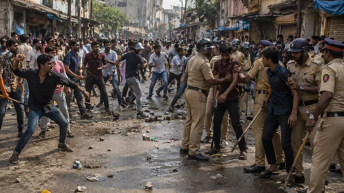 Maharashtra: नालासोपारा ईस्ट में दो गुटों में हिंसक झड़प, इलाके में तनाव Maharashtra: नालासोपारा ईस्ट में दो गुटों में हिंसक झड़प, इलाके में तनाव