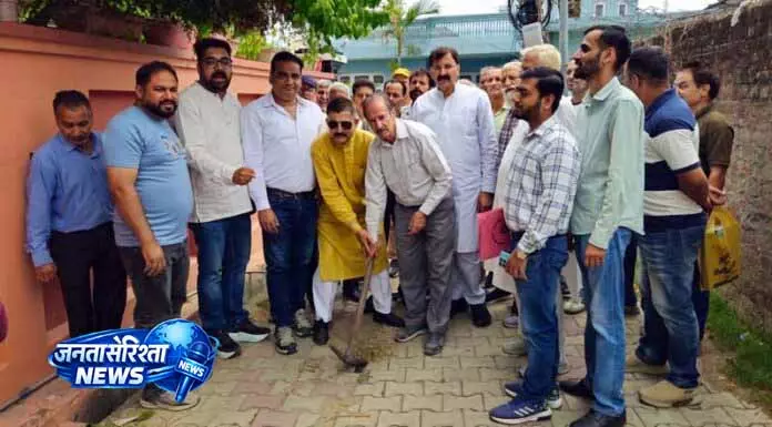 Arvind ने वार्ड 39 में 45 लाख की परियोजना शुरू की Arvind ने वार्ड 39 में 45 लाख की परियोजना शुरू की