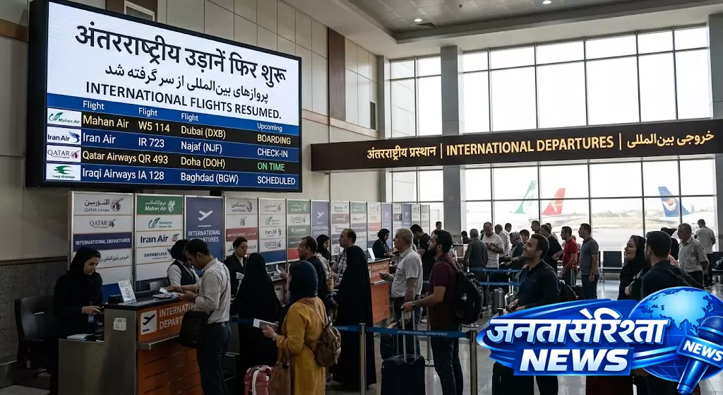ईरान के मशहद एयरपोर्ट से अंतरराष्ट्रीय उड़ानें फिर शुरू करने को मंजूरी ईरान के मशहद एयरपोर्ट से अंतरराष्ट्रीय उड़ानें फिर शुरू करने को मंजूरी
