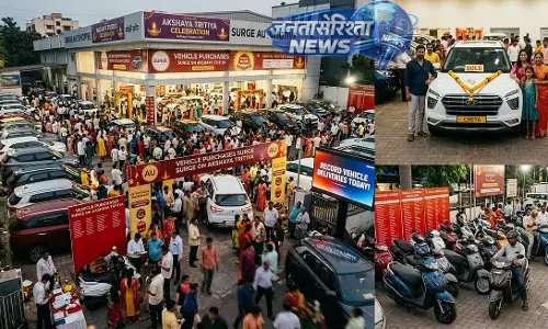 अक्षय तृतीया पर गाड़ियों की खरीदारी में उछाल; Mumbai में 7,072 रजिस्ट्रेशन हुए अक्षय तृतीया पर गाड़ियों की खरीदारी में उछाल; Mumbai में 7,072 रजिस्ट्रेशन हुए