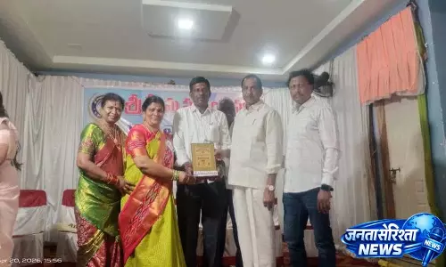 Thanda Karna Goud को खम्मम में तेलुगु कीर्ति पुरस्कार मिला