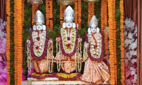 Jaipur: रजवाड़ी श्रृंगार के साथ मनाया जाएगा राम मंदिर पाटोत्सव Jaipur: रजवाड़ी श्रृंगार के साथ मनाया जाएगा राम मंदिर पाटोत्सव