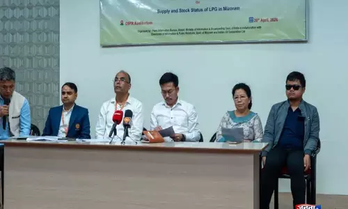 मिजोरम : LPG सप्लाई और वितरण को लेकर IOCL ने की प्रेस कॉन्फ्रेंस, लोगों की चिंताओं पर चर्चा
