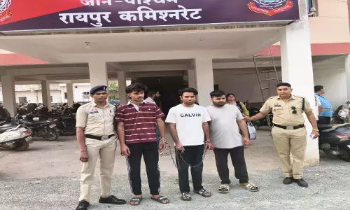 रायपुर में ऑनलाइन सट्टा गिरोह पर कार्रवाई, तीन आरोपी गिरफ्तार
