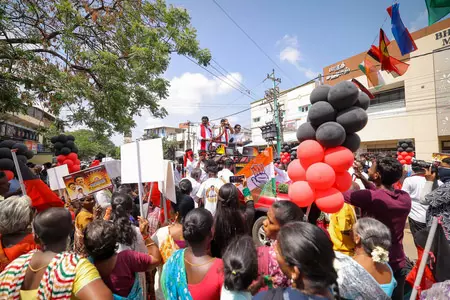 तमिलनाडु चुनाव: मंगलवार को समाप्त होगा प्रचार, 4023 उम्मीदवार मैदान में तमिलनाडु चुनाव: मंगलवार को समाप्त होगा प्रचार, 4023 उम्मीदवार मैदान में