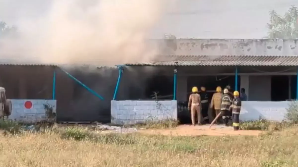 Virudhunagar: फैक्ट्री ब्लास्ट से मचा हड़कंप, राहत-बचाव जारी Virudhunagar: फैक्ट्री ब्लास्ट से मचा हड़कंप, राहत-बचाव जारी