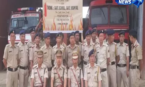 Nagaland: किफिरे, NECU में अग्निशमन सेवा सप्ताह मनाया गया