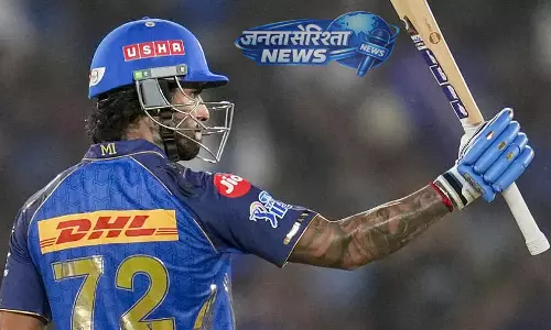 IPL 2026 : तिलक वर्मा के शतक से मुंबई इंडियंस ने गुजरात टाइटन्स को हराया IPL 2026 : तिलक वर्मा के शतक से मुंबई इंडियंस ने गुजरात टाइटन्स को हराया