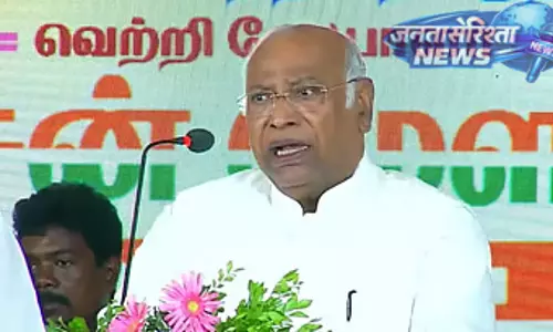 तमिलनाडु कभी भी ज़ुल्म के आगे नहीं झुकेगा : Velachery में खड़गे