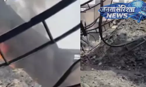Mumbai-अहमदाबाद हाईवे के पास पेल्हार में गोदाम में आग Mumbai-अहमदाबाद हाईवे के पास पेल्हार में गोदाम में आग