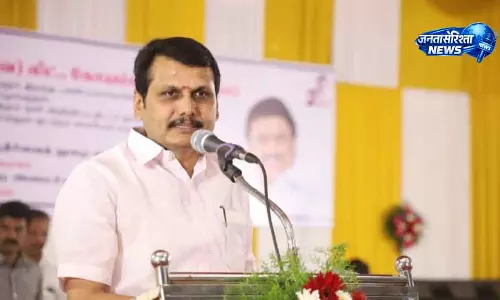 Chennai सेंथिल बालाजी का दावा, करूर में डीएमके की जीत तय Chennai सेंथिल बालाजी का दावा, करूर में डीएमके की जीत तय