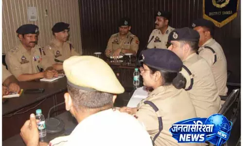 Jammu: पुलिस अधिकारियों ने अपराध रुझानों और रोकथाम के उपाय साझा किए