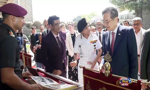 Korean War में भारत की भूमिका पर प्रदर्शनी Korean War में भारत की भूमिका पर प्रदर्शनी