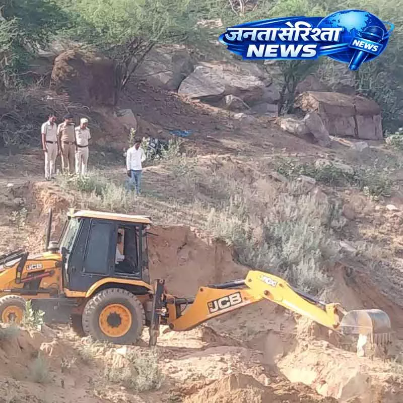 Nuh पुलिस ने अवैध खनन पर की कार्रवाई Nuh पुलिस ने अवैध खनन पर की कार्रवाई